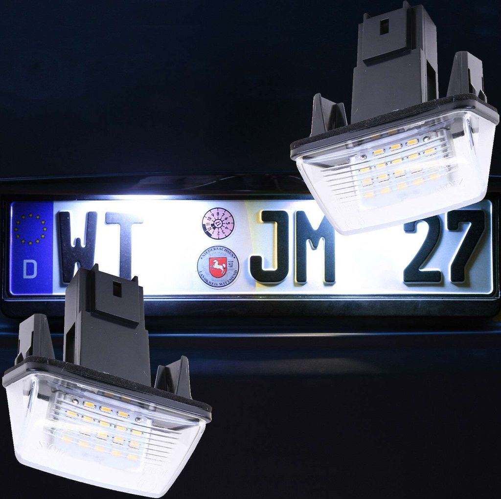 Led Kennzeichenbeleuchtung für Peugeot 206 | 207 | 306 | 307 | 308 | 406