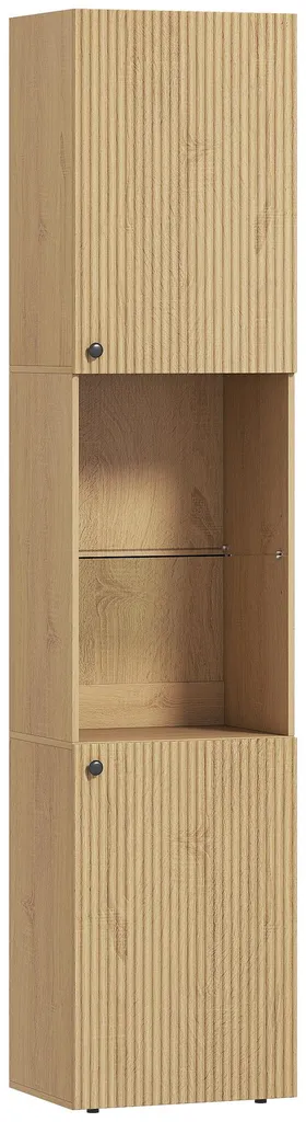 Meuble haut salle de bain bois 6 étages pour optimiser les petits espaces - 12