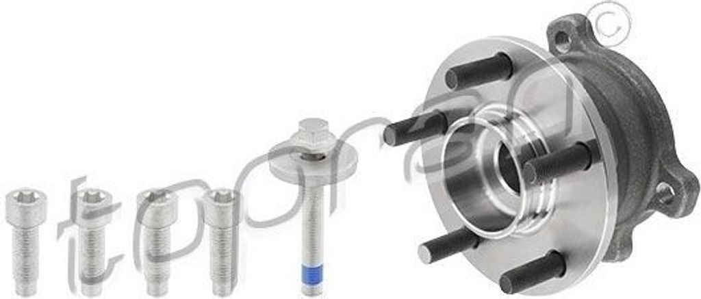 TOPRAN 634 152 Radnabe Hinten Links Hinten Rechts für FORD KUGA I 5-Loch Ø108mm Lochkreis