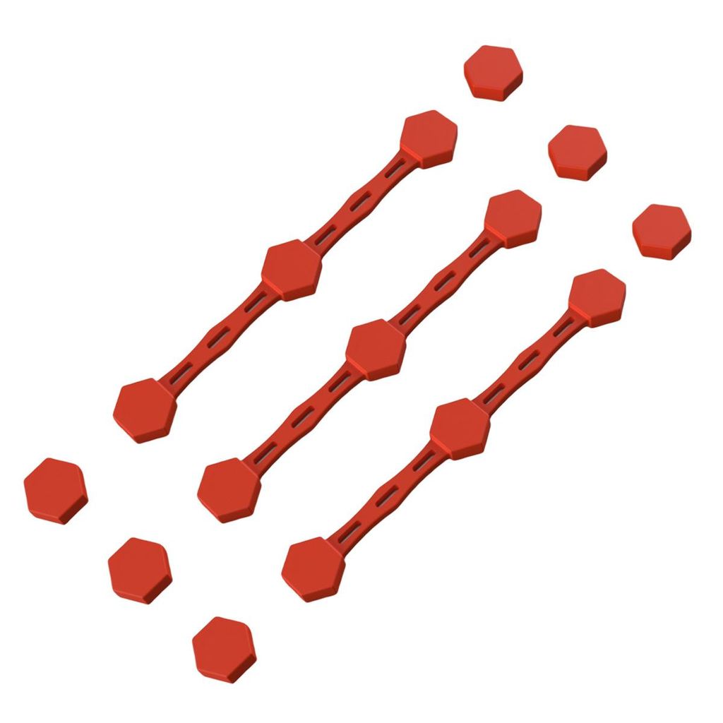Magnetische Silikonschnallen 3 Stück für Luftfritteuse, Papierhalter & Küchenhelfer – Einfach zu verwenden, für knusprige & perfekt gegarte S...