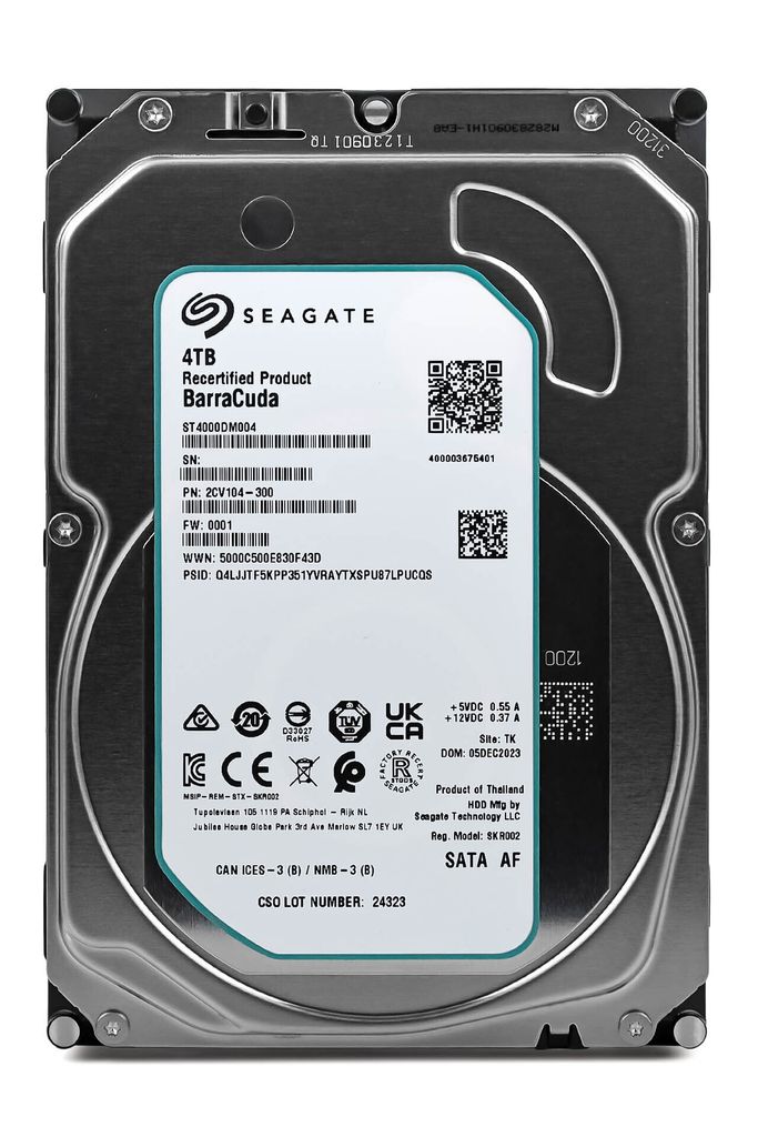 Barracuda ST4000DM004 Interný pevný disk 3,5" 4000 GB Obrázok produktu 
