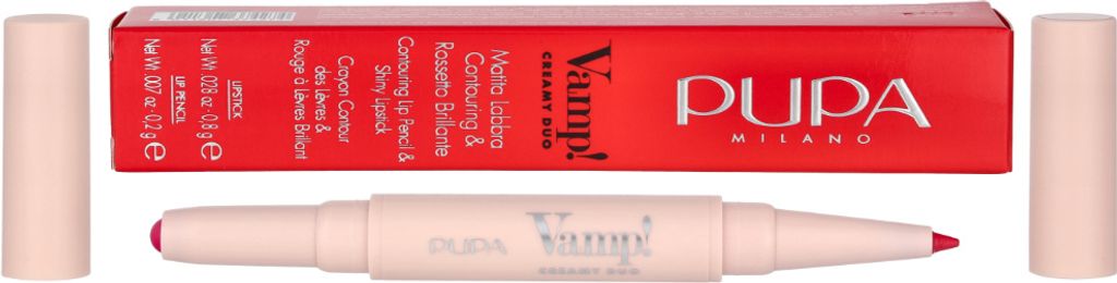 Pupa Vamp! Creamy Duo Lip Pencil #009 Flamingo Fuchsia 10 g