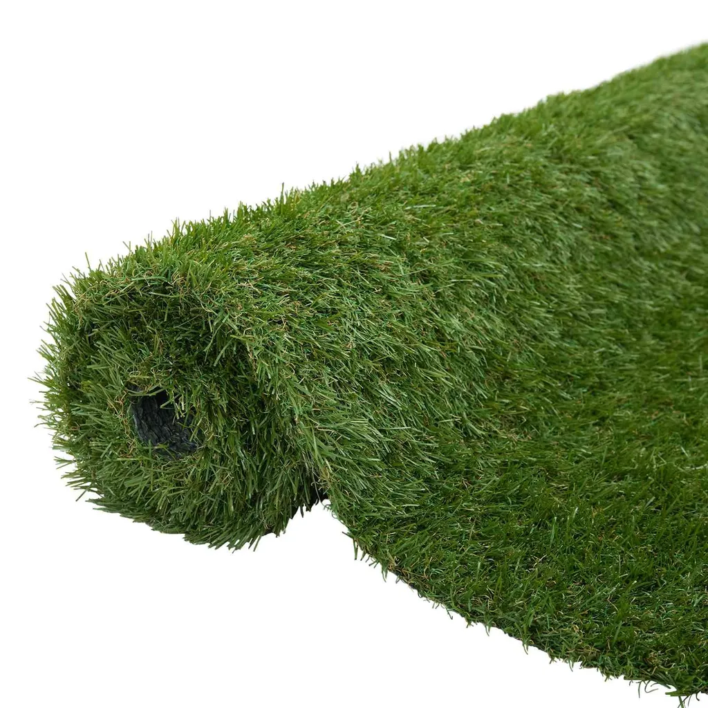 Dites adieu à la boue avec ce gazon synthétique durable en PP et PE