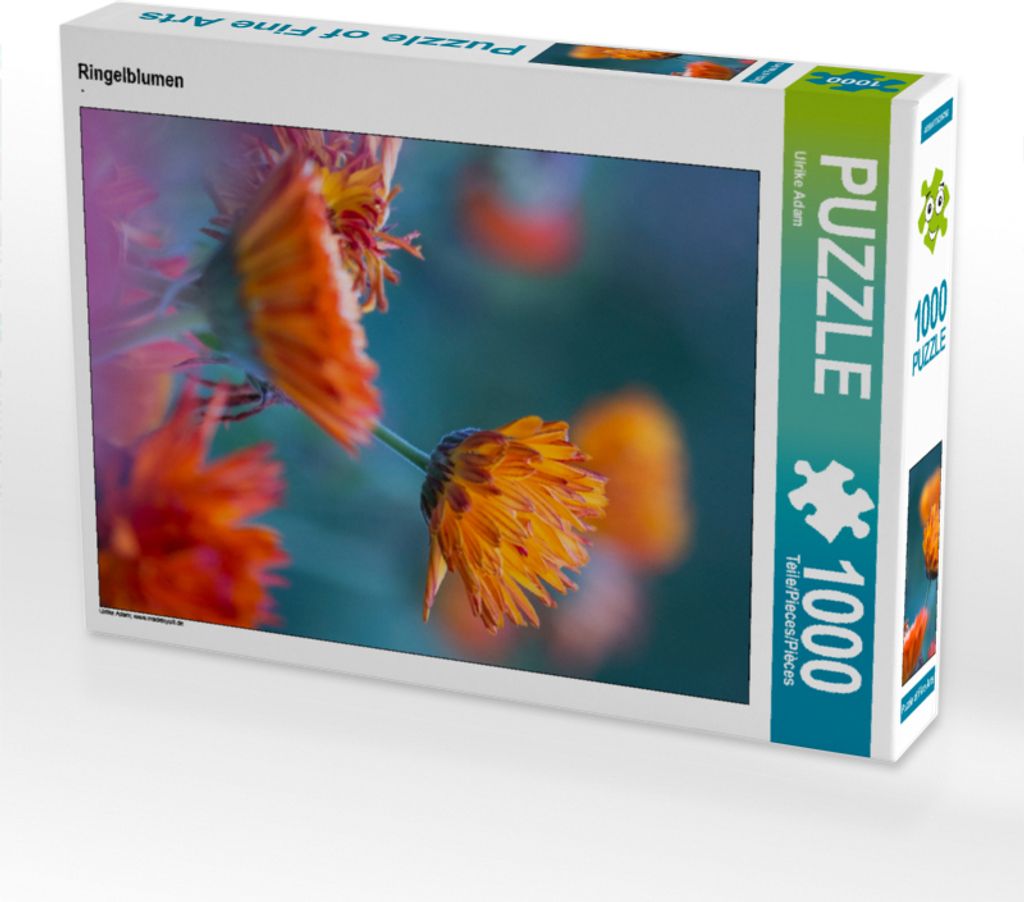 CALVENDO Puzzle Ringelblumen | 1000 Teile Lege-Größe 64x48cm Foto-Puzzle für glückliche Stunden
