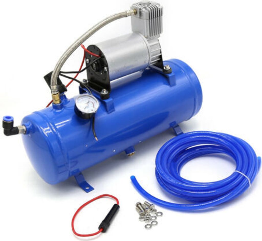 Luftkompressor Pumpe 12V 6L Air Trompeten Compressor 100PSI Druckluftkompressor