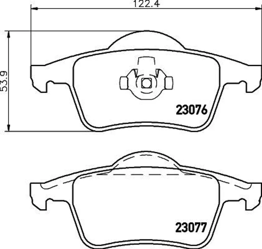 Plaquettes de frein de rechange Volvo S60 S80 V70 XC70 qualité HELLA