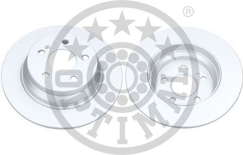 2x OPTIMAL Bremsscheibe BS-7786C hinten passend für MERCEDES-BENZ CLS (C218)