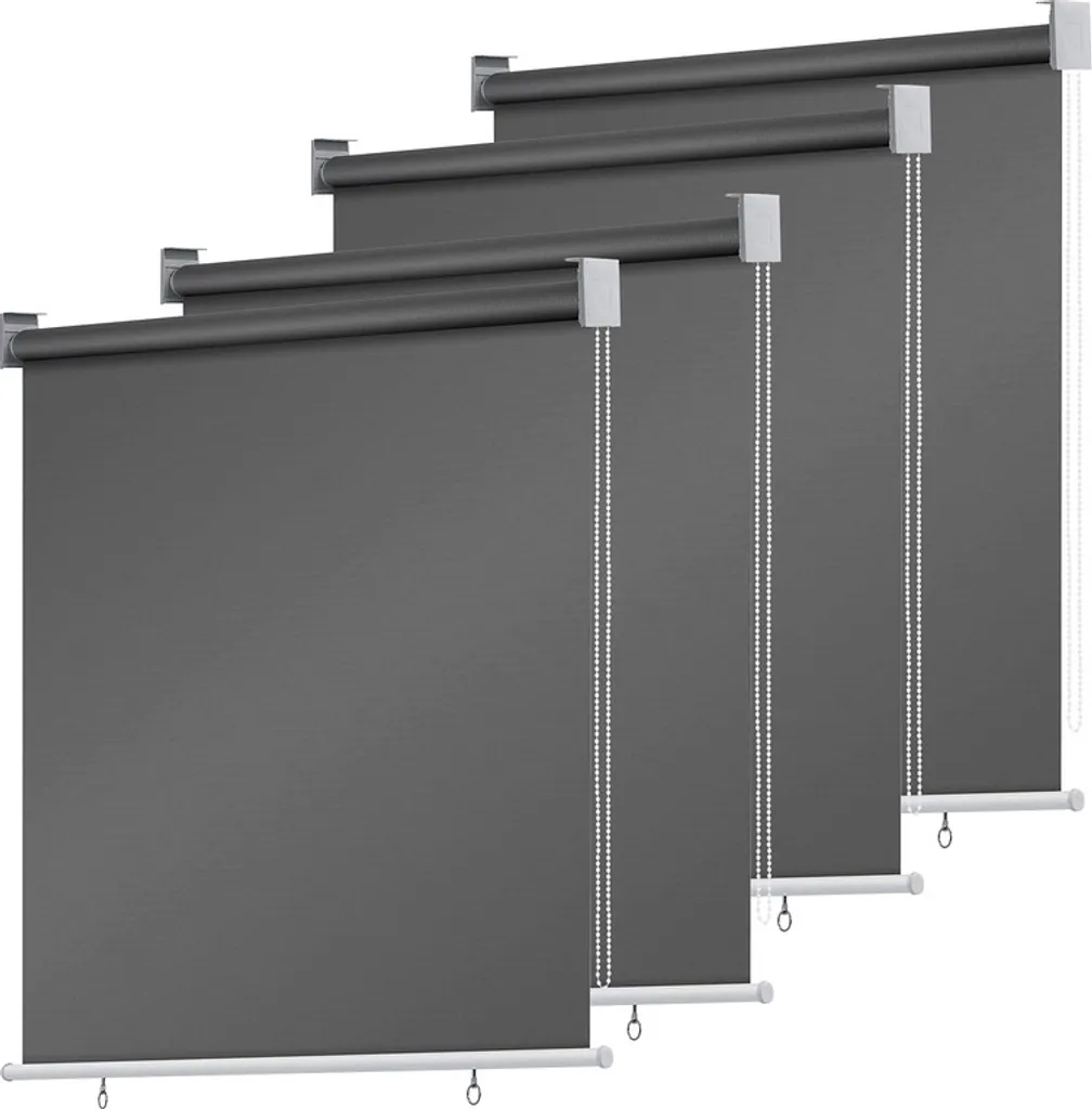 Jopassy tenda verticale 180 x 240 cm tenda da sole per balcone, tenda verticale resistente ai raggi UV, protezione dal vento e schermo per la privacy, in metallo e poliestere, antracite