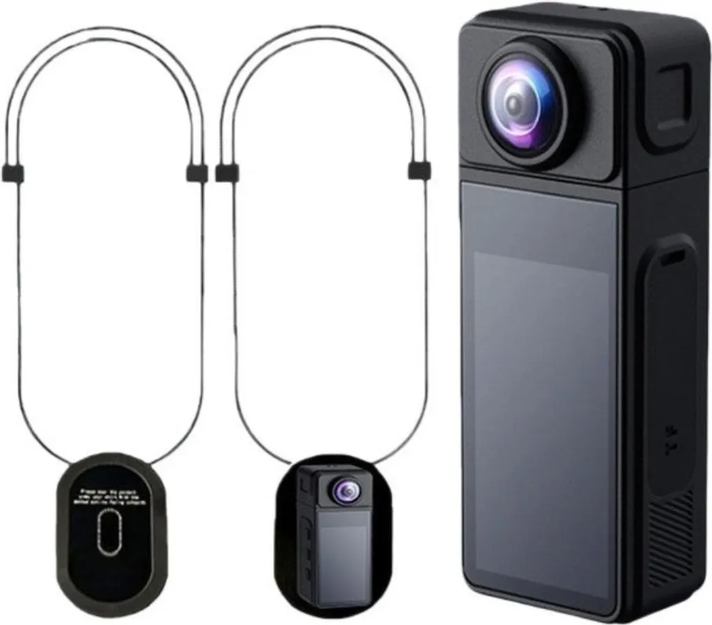 Mini caméra WiFi 4K objectif 270° stabilisateur EIS format de poche