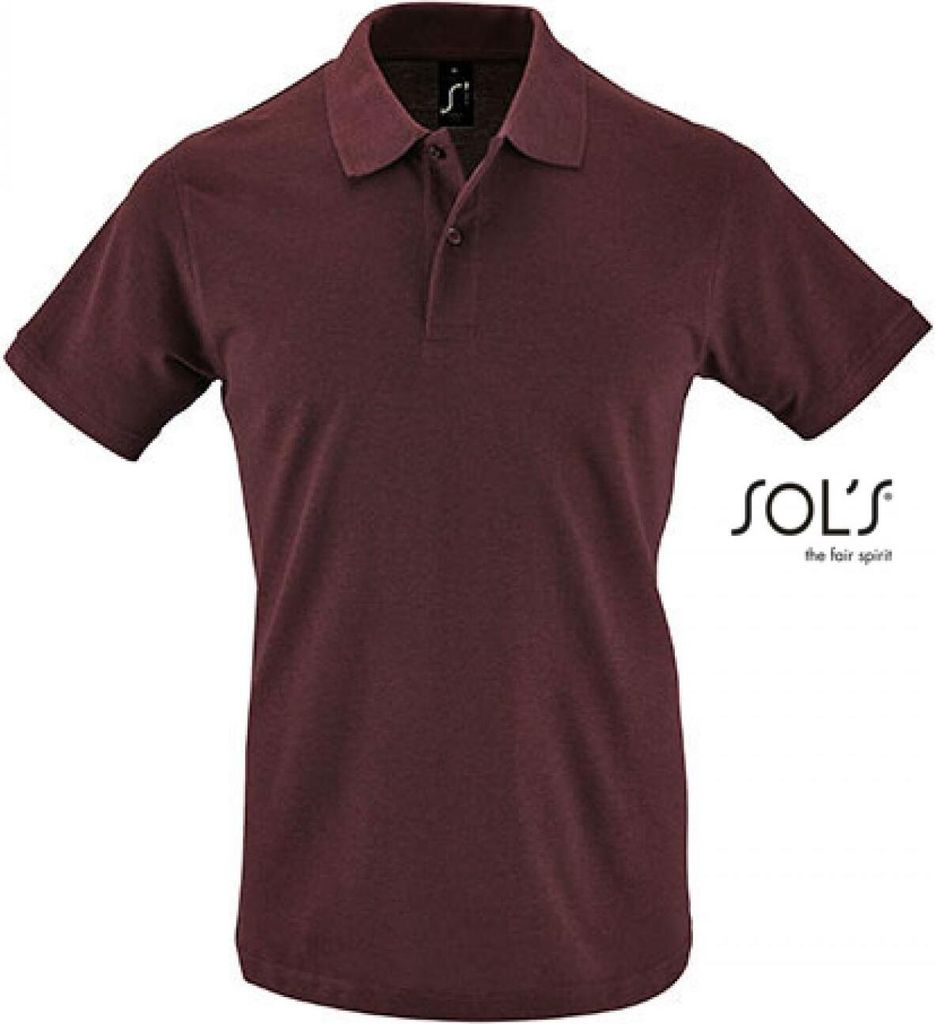 SOLs 11346 | MenŽs Polo Shirt Perfect - Farbe: Heather Oxblood - Größe: M