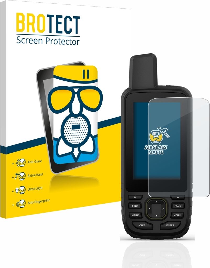 BROTECT Entspiegelungs Schutzglas für Garmin GPSMAP 67 Schutzfolie Panzer Folie Glas Display Schutz matt