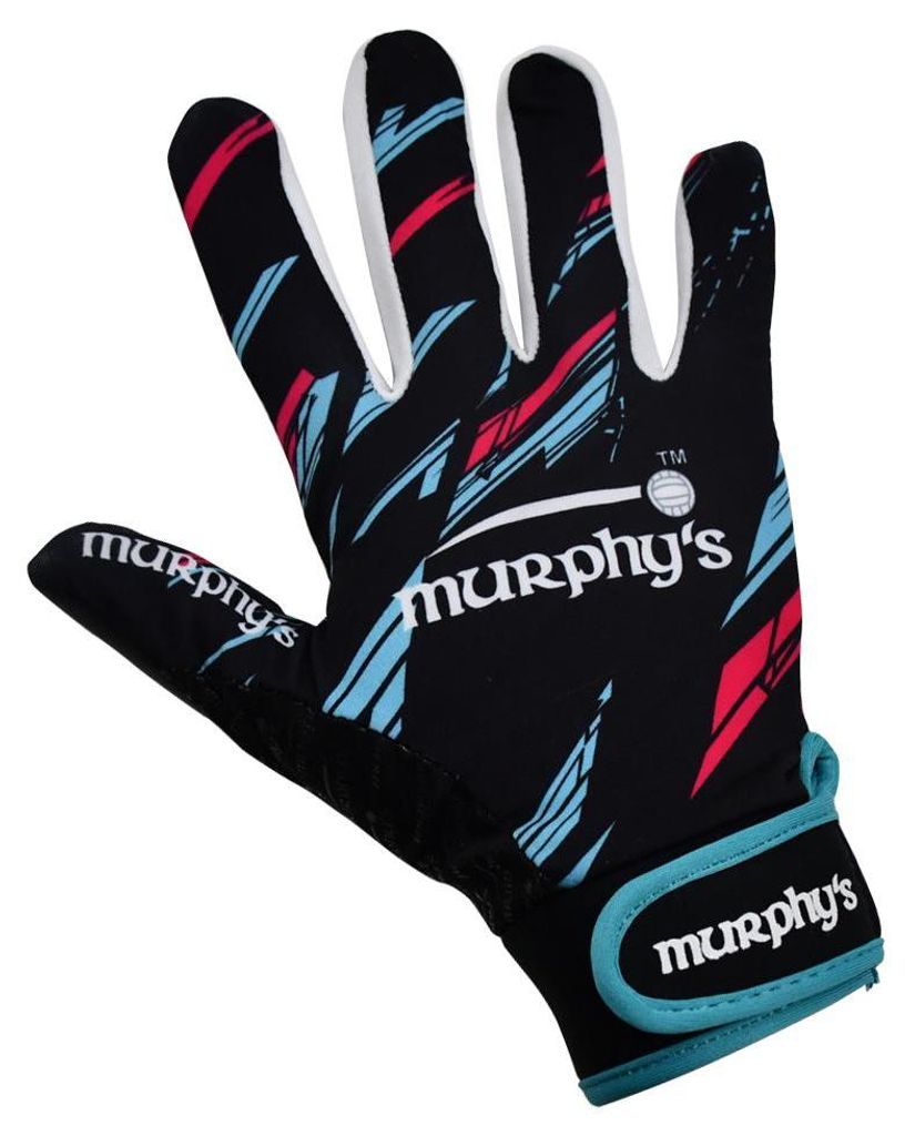 Murphy's Sporthandschuhe Gaelic - Grip Latex - Schwarz/Blau/Rosa XL