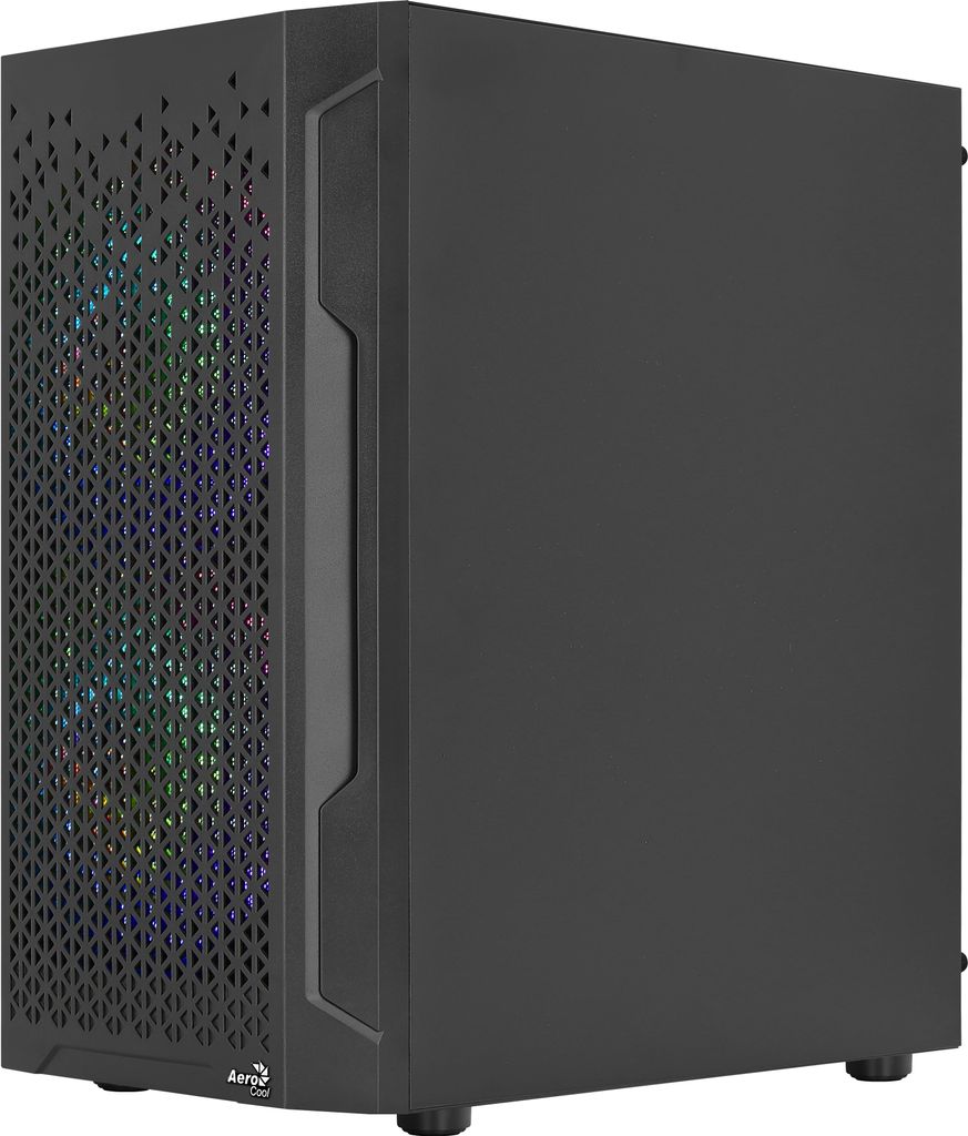 Aerocool Trinity Mini, Mini Tower, PC, Schwarz, micro ATX, Produktbild 