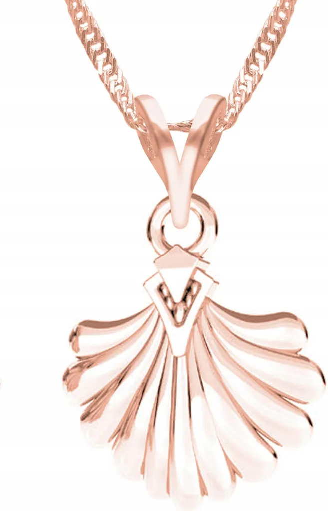 Collana Conchiglia Argento 925 Placcata Oro - Gioiello Mare Artigianale