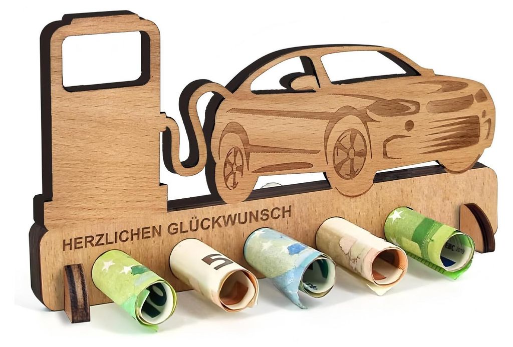 Geldgeschenk Aus Holz Auto Tanken, Geldgeschenk Fš¹r Fš¹hrerschein, Neuen Auto, Tankstellen Geschenk,,Geschenke Aus Holz, Geschenk Fš¹r Famil...