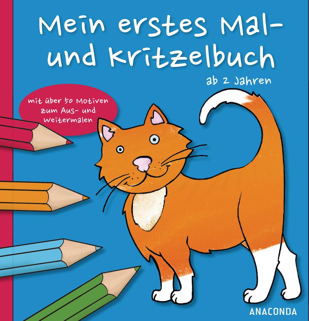 Mein erstes Mal- und Kritzelbuch