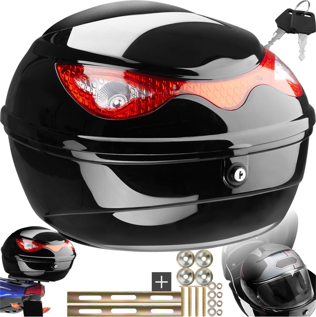 tectake® Motorradkoffer Sergej Volumen 22 l großer Produktbild 