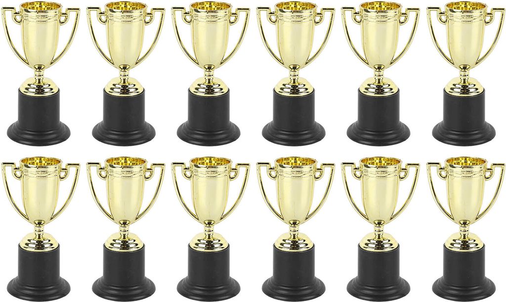 Partyzubehör, 12 Stück Auszeichnungstrophäen Modellset, für Festlichkeiten, besondere Anlässe