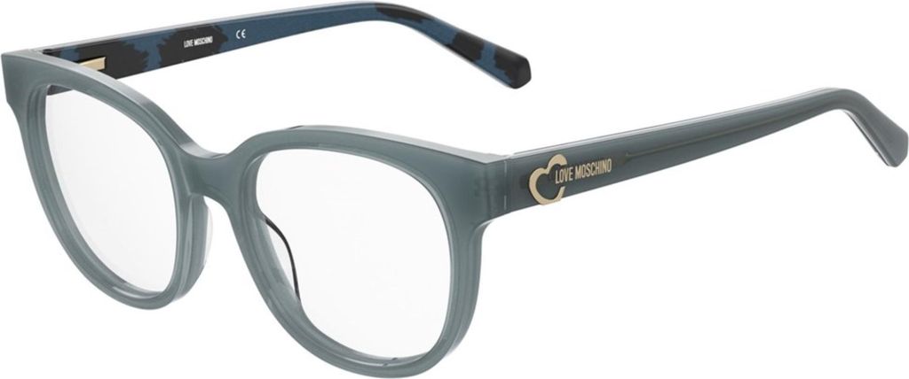 Love Moschino MOL599 GF5 BLUE PATTERN BLUE 51/18/140 Damen Brillen