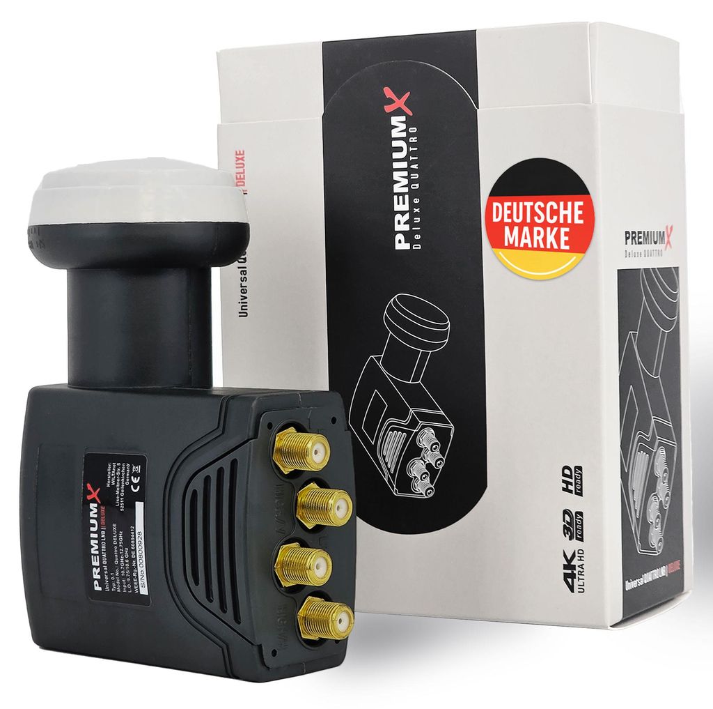 PremiumX Deluxe Quattro LNB SAT pre prevádzku s Obrázok produktu 