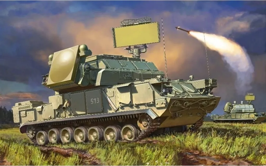 Blindé de défense antiaérienne russe TOR 2M/SA-15, échelle 1/35 Zvezda