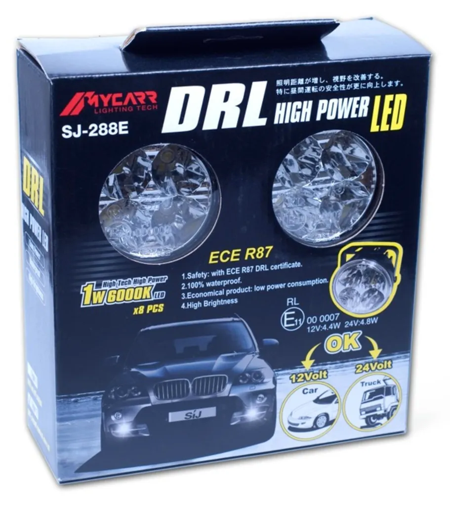 Éclairage LED diurne SJ288 pour rouler en sécurité en ville