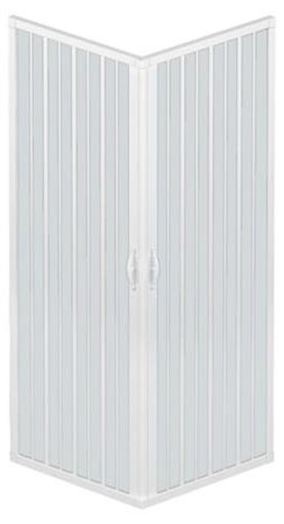 Box doccia angolare Libertè 100x100 cm in PVC a soffietto Immagine del prodotto 