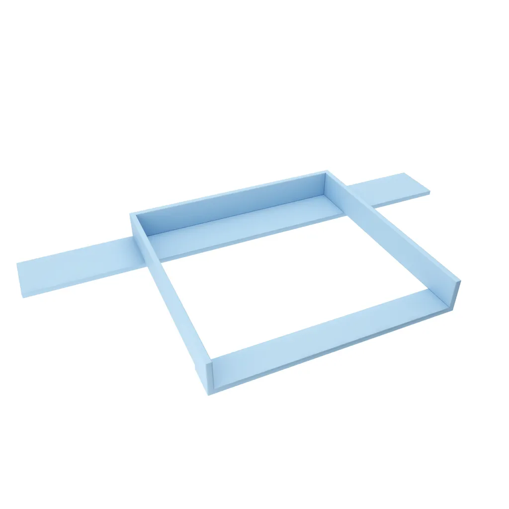 Plan à Langer pour Commode IKEA Hemnes 50x160 cm de regalik - Bleu