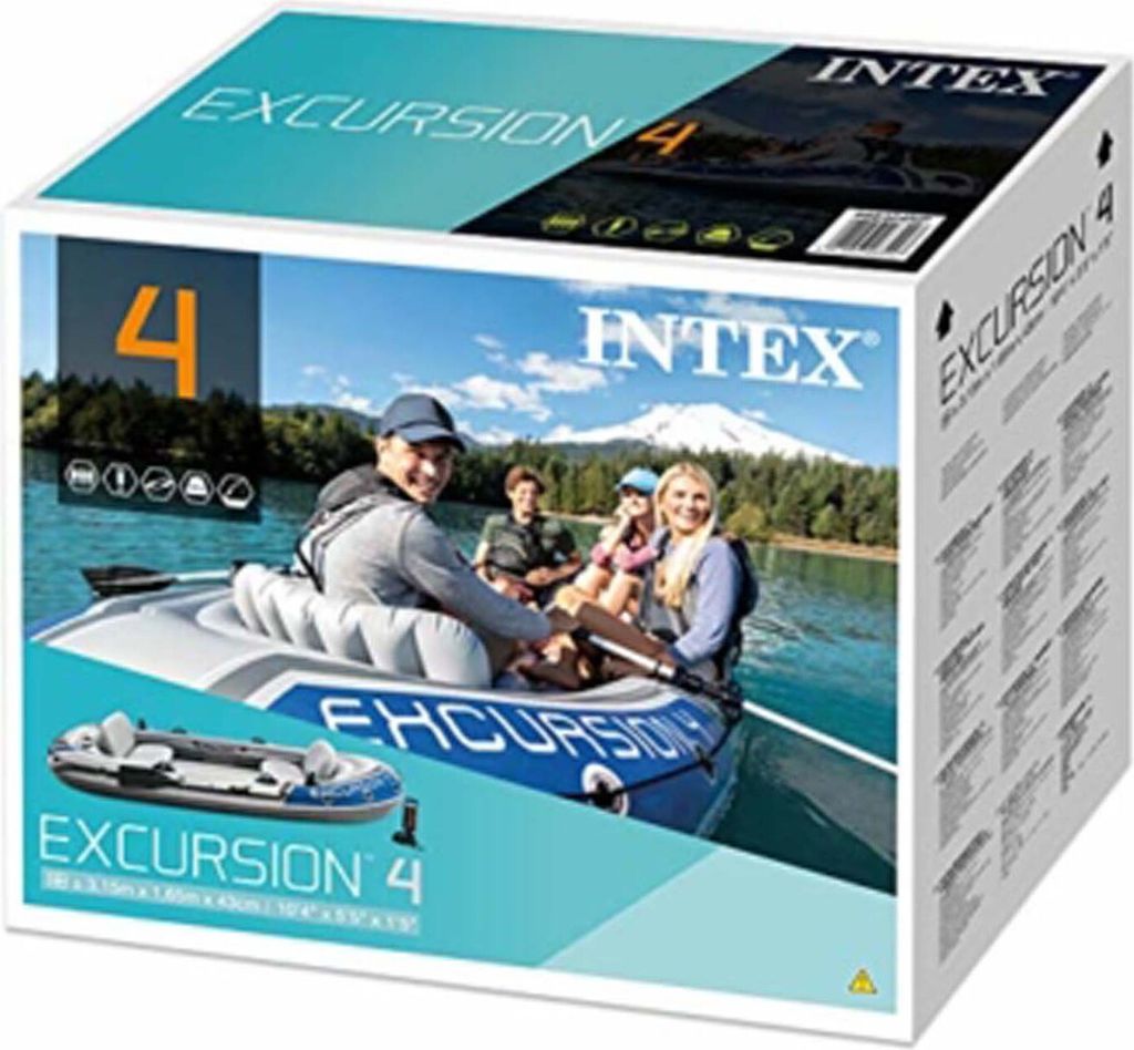 Intex Boot Excursion 4-Sitzer, Set, 315 x 165 x 43 cm, Produktbild 6