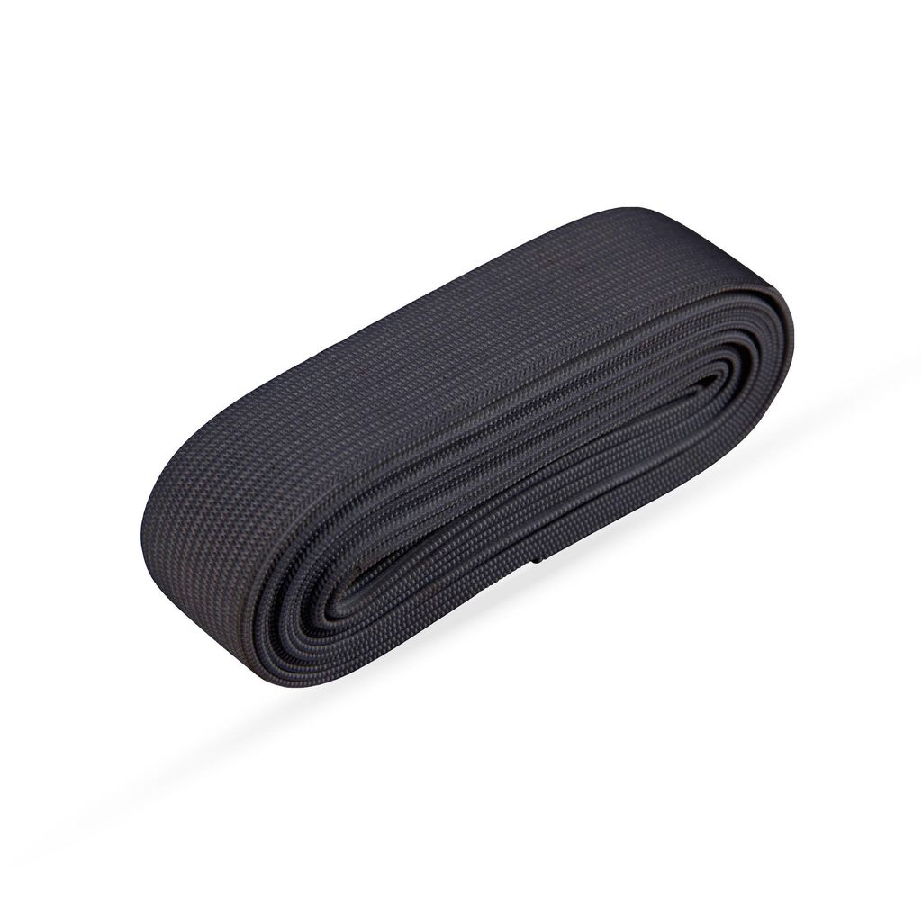 Gummiband 2,5cm x 2,5m Schwarz – elastisch, reißfest, Produktbild 
