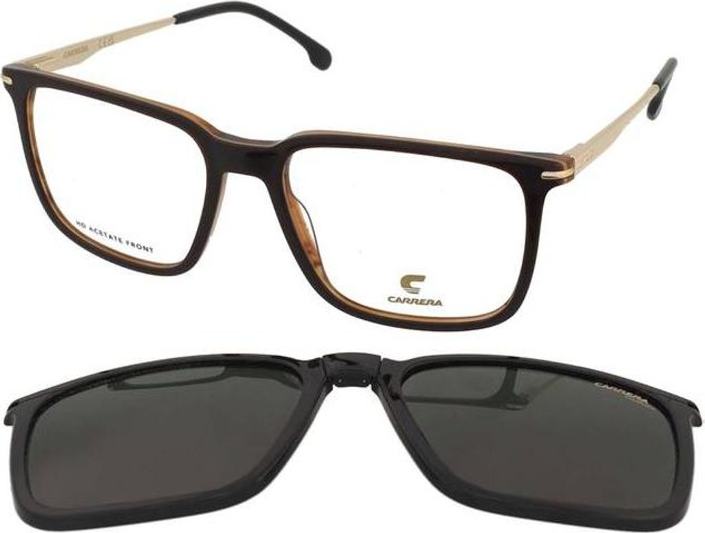 Carrera CA 357/C Brown horn 54/17/145 Herren Brillen