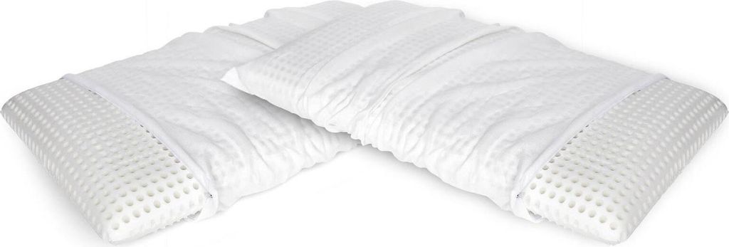 Talamo Italien Kissen Lorbeer 10h cm Weiß, Abnehmbar Atmungsaktiv