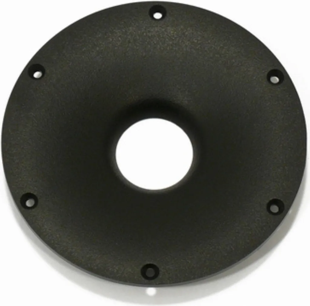 Guide d'ondes WG 148 R Visaton robuste en ABS noir pour tweeter 25mm