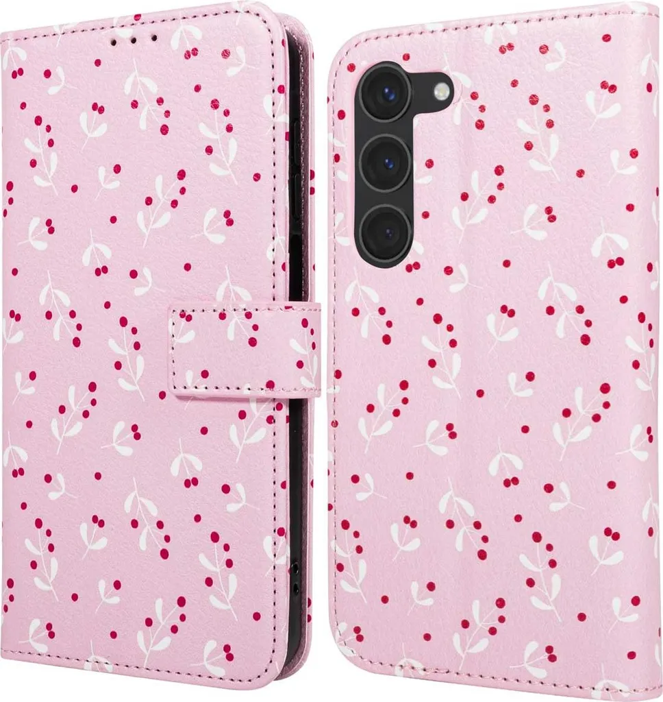 Cover Samsung S23 iMoshion: Il Fascino delle Blush Berries a Libro