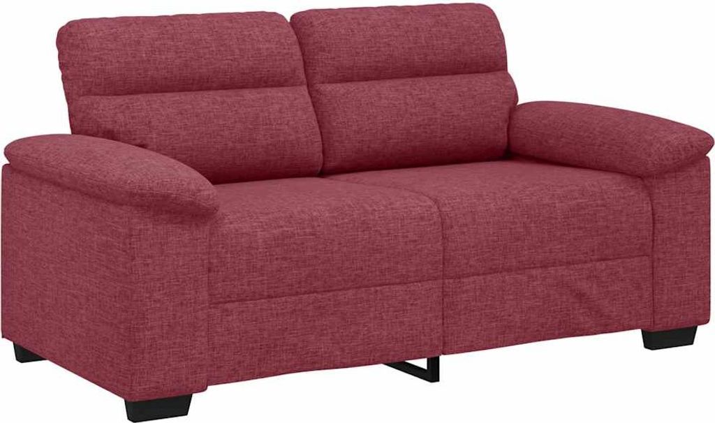 vidaXL 2-Sitzer-Sofa Weinrot 160x81x84 cm Stoff Produktbild 