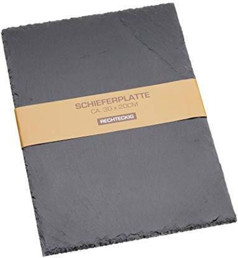 Platte "Schiefer", rechteckig, ca. 30x20 cm
