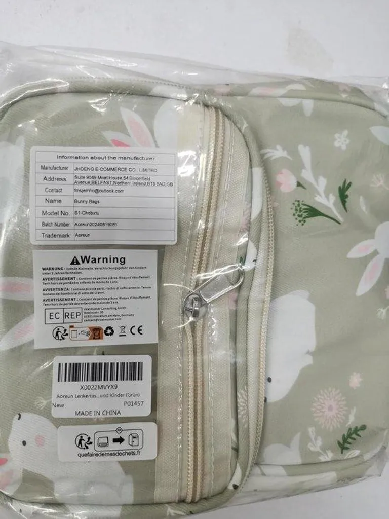 Sacoche de vélo pour enfant imperméable rose à double fixation rapide