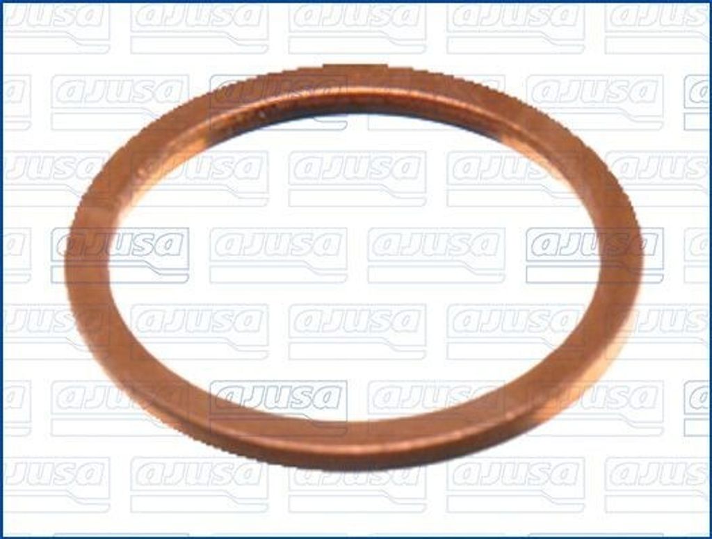 AJUSA Dichtring Ölablaßschraube 21016800 für BMW 5 Touring (F11) 1,5mm Kupfer 18mm 22mm