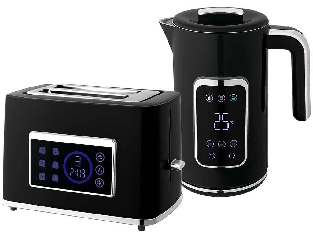 Wasserkocher und Toaster-Set mit LED-Touchscreen, 1,7 L, 2 Produktbild 
