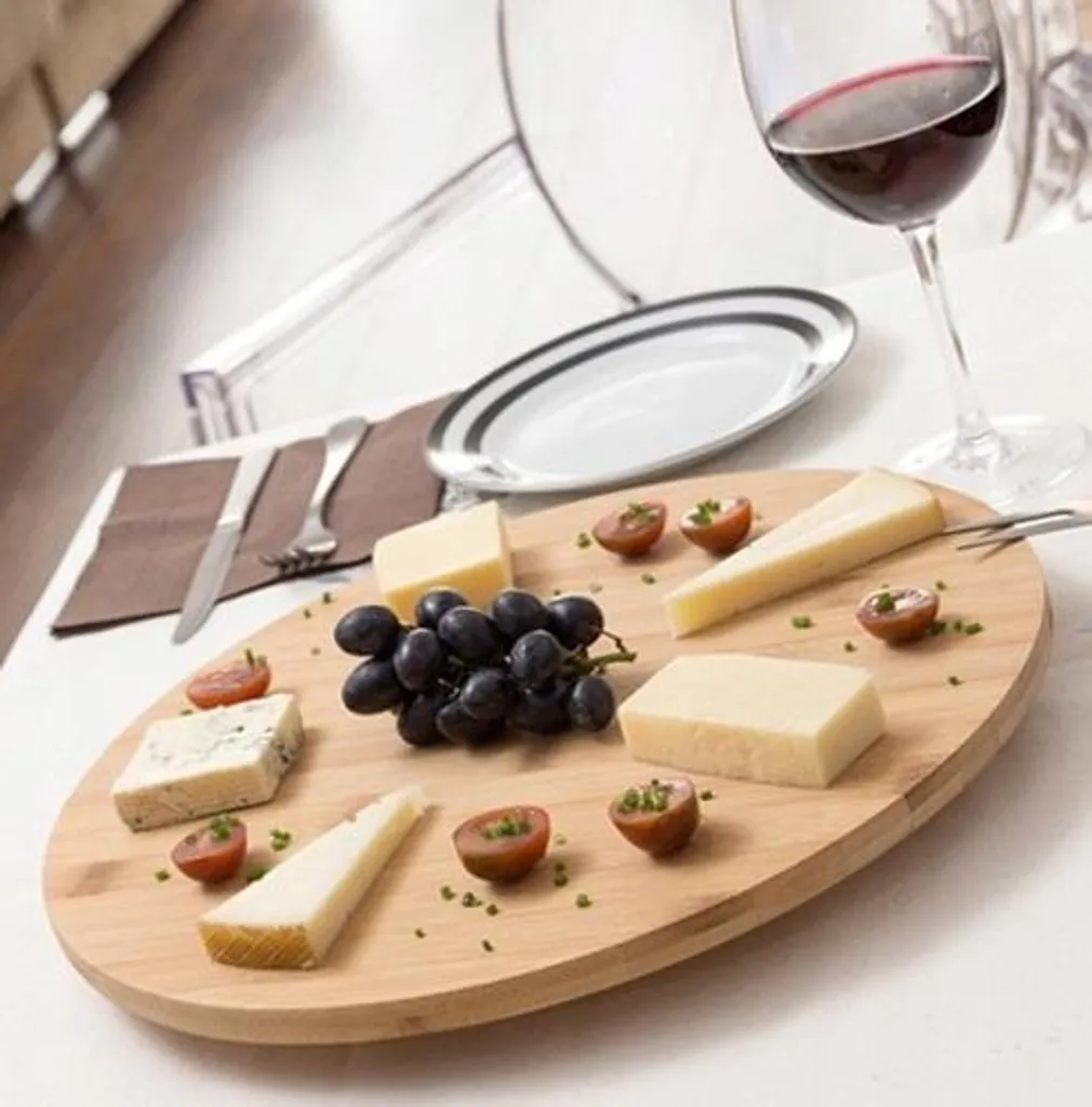 Plateau de service rotatif 35 cm pour présenter vos fromages et tapas - 7