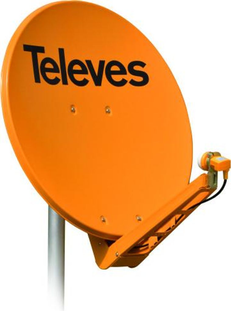 TELEVES 85 x 95 cm ''QSD'' - Alu-Reflektor orange QSD85-O Produktbild 