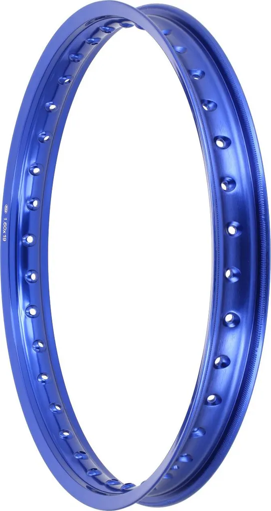 Jante en alliage 1,6 x 19 bleu anodisé pour Simson S53 et S83 d'origine