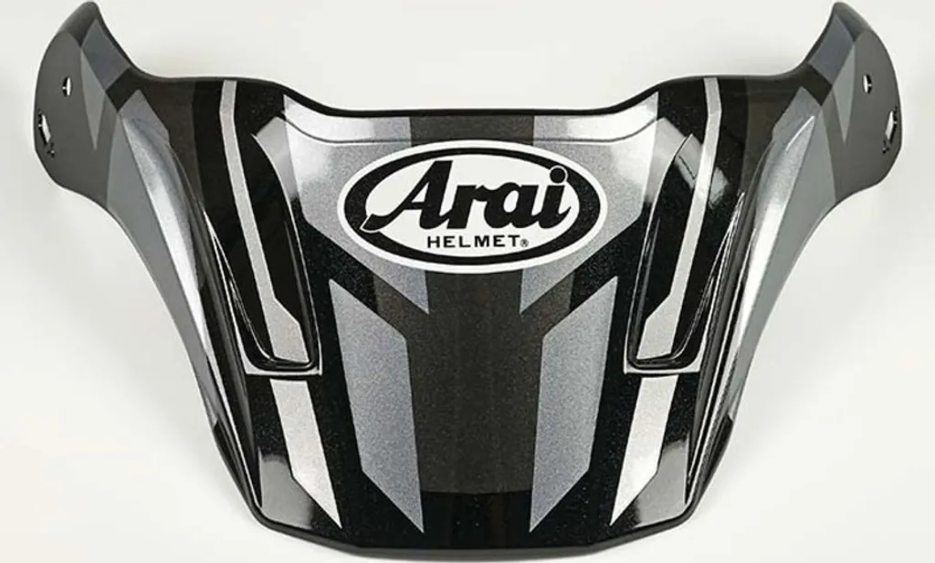 Casque ARAI Tour-X4 Peak Depart Metal Gun : Visière Haute Performance