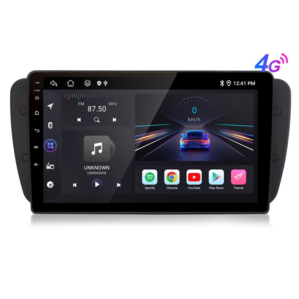 9 "Android13 6+128G SWC GPS Navi android DSP Radio Für Seat Ibiza 6j 2009-2013 4GSIM DAB+ 8kern