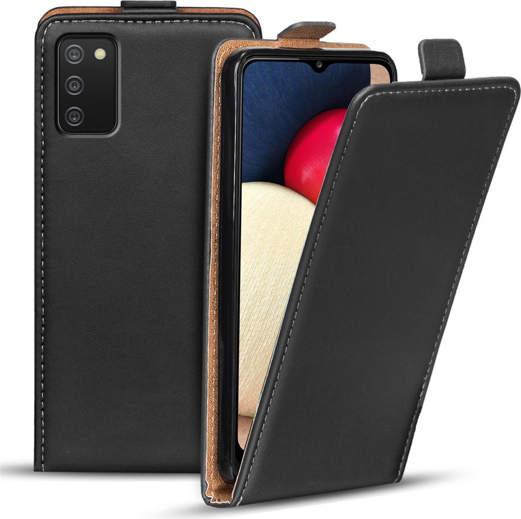 Flipcase für Samsung Galaxy A03s Hülle Klapphülle Cover klassische Handy Schutzhülle