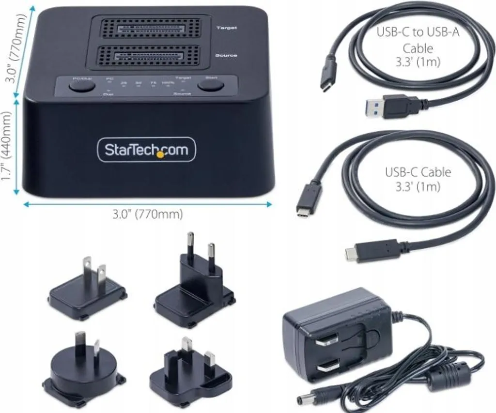 Solution de Migration SSD M.2 NVMe - Duplicateur 1:1 pour Clonage Disque - 13