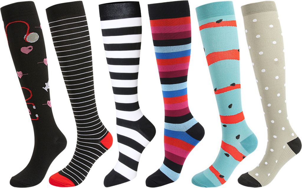 Topchances 6 Paar Socken Unisex Herren Damen Golfsport Short Crew Sportsocken Tennis Socken