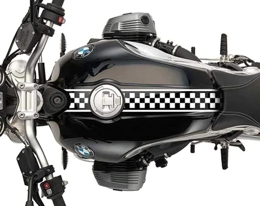 Rénover le Look de votre BMW R NineT avec cet Autocollant Racing Blanc