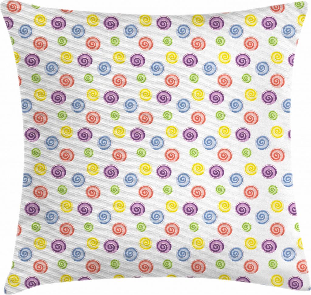 ABAKUHAUS Bunt Kissenbezug, Repeating Scroll Blick, für den Innen oder Außen Bereich geeignet mit Reißverschluß Waschbarer Stoff, 50 x 50 cm, M...