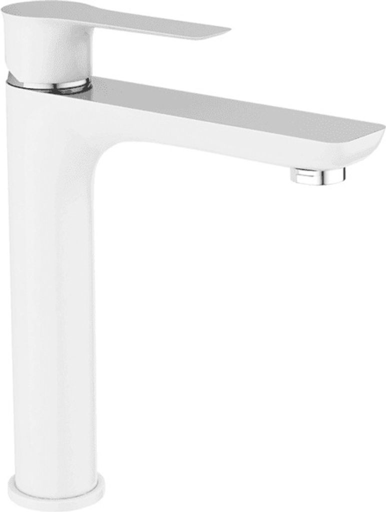 Design Waschtisch-Aufsatzarmatur mit Klick-Klack-Stöpsel Produktbild 